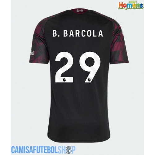 Camisa de time de futebol Liverpool Bradley Barcola #29 Replicas 3º Equipamento 2026-27 Manga Curta